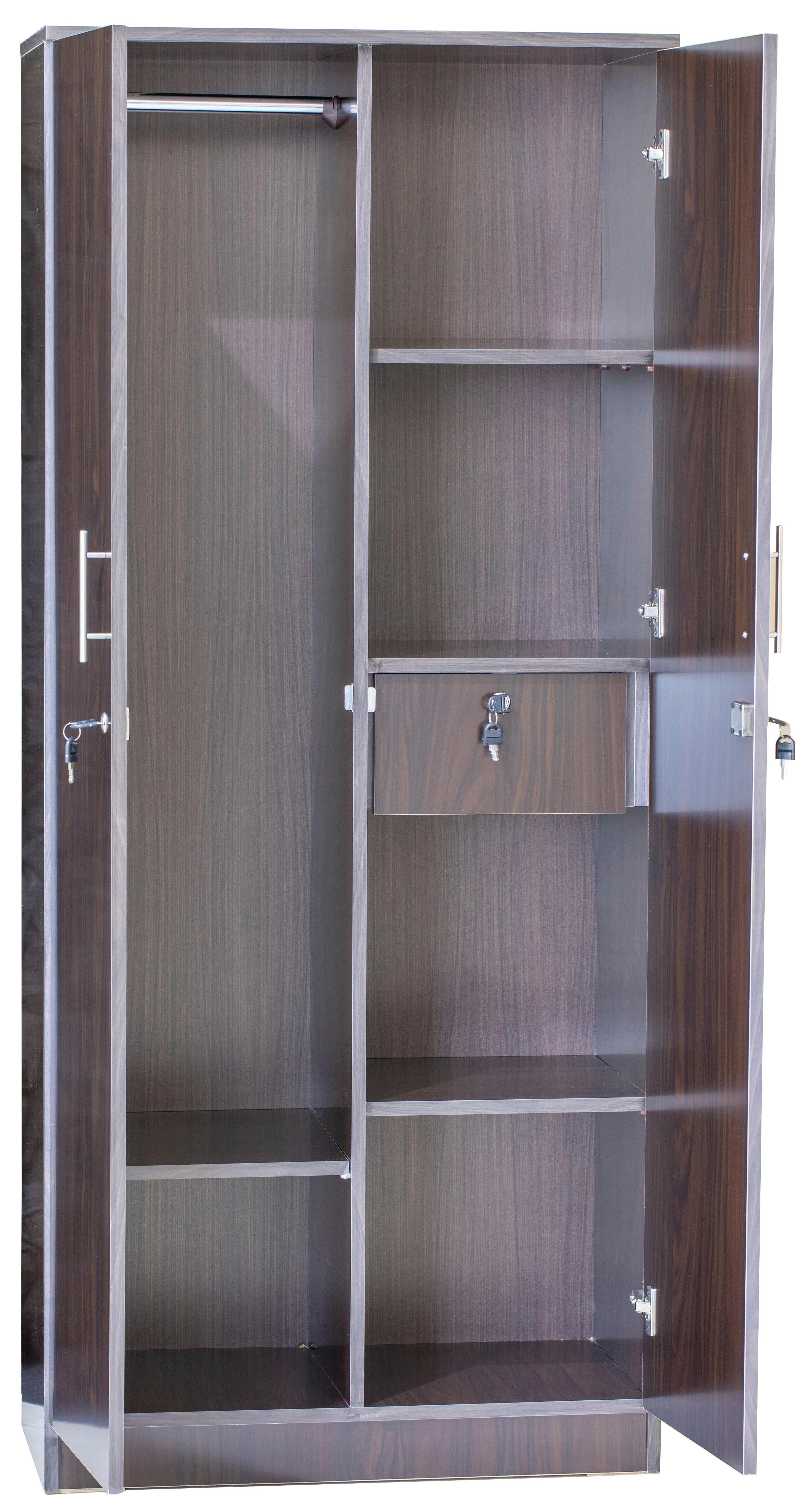 AFT Wooden Wardrobe, Brown