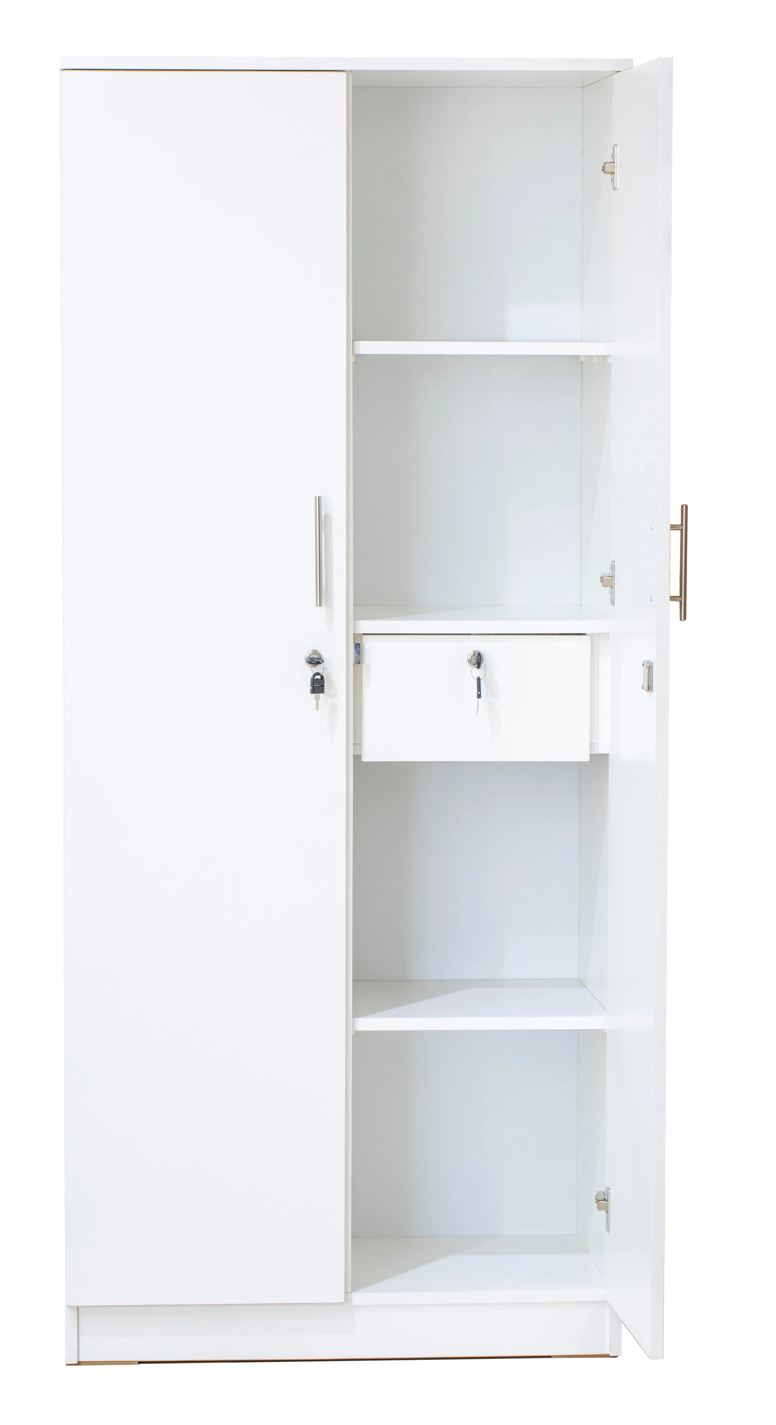 AFT Wooden Wardrobe, White