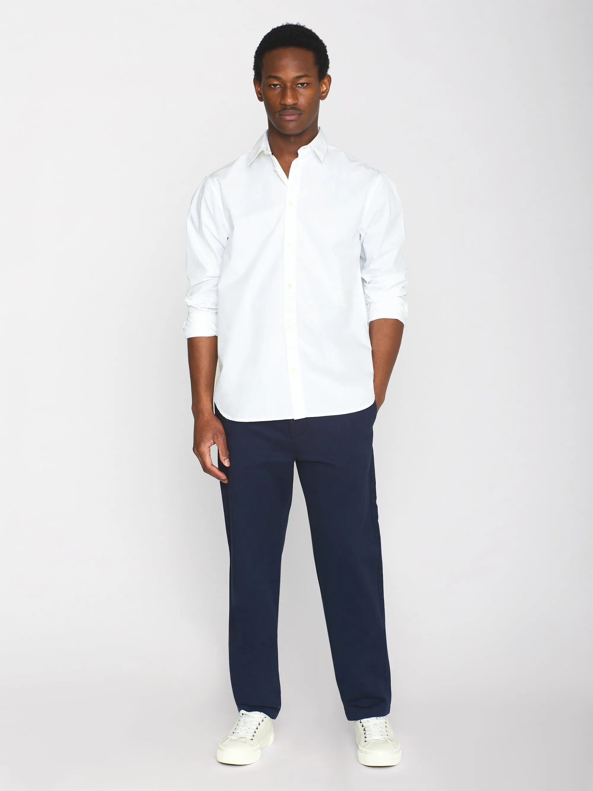 ALF regular crispy cotton shirt - GOTS/Vegan - Bright White