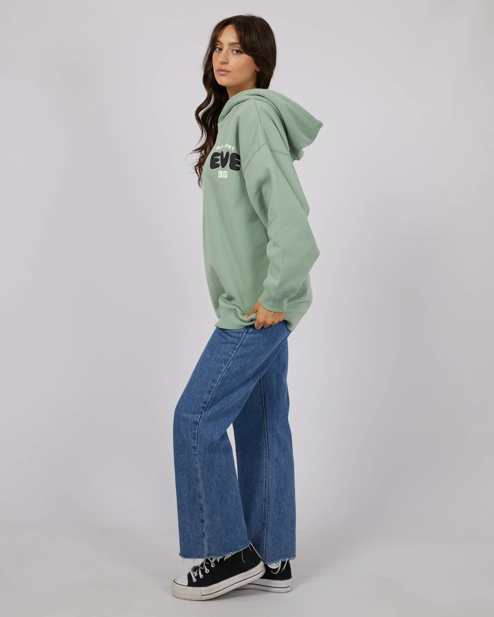 All About Eve Exhale Hoodie Sage