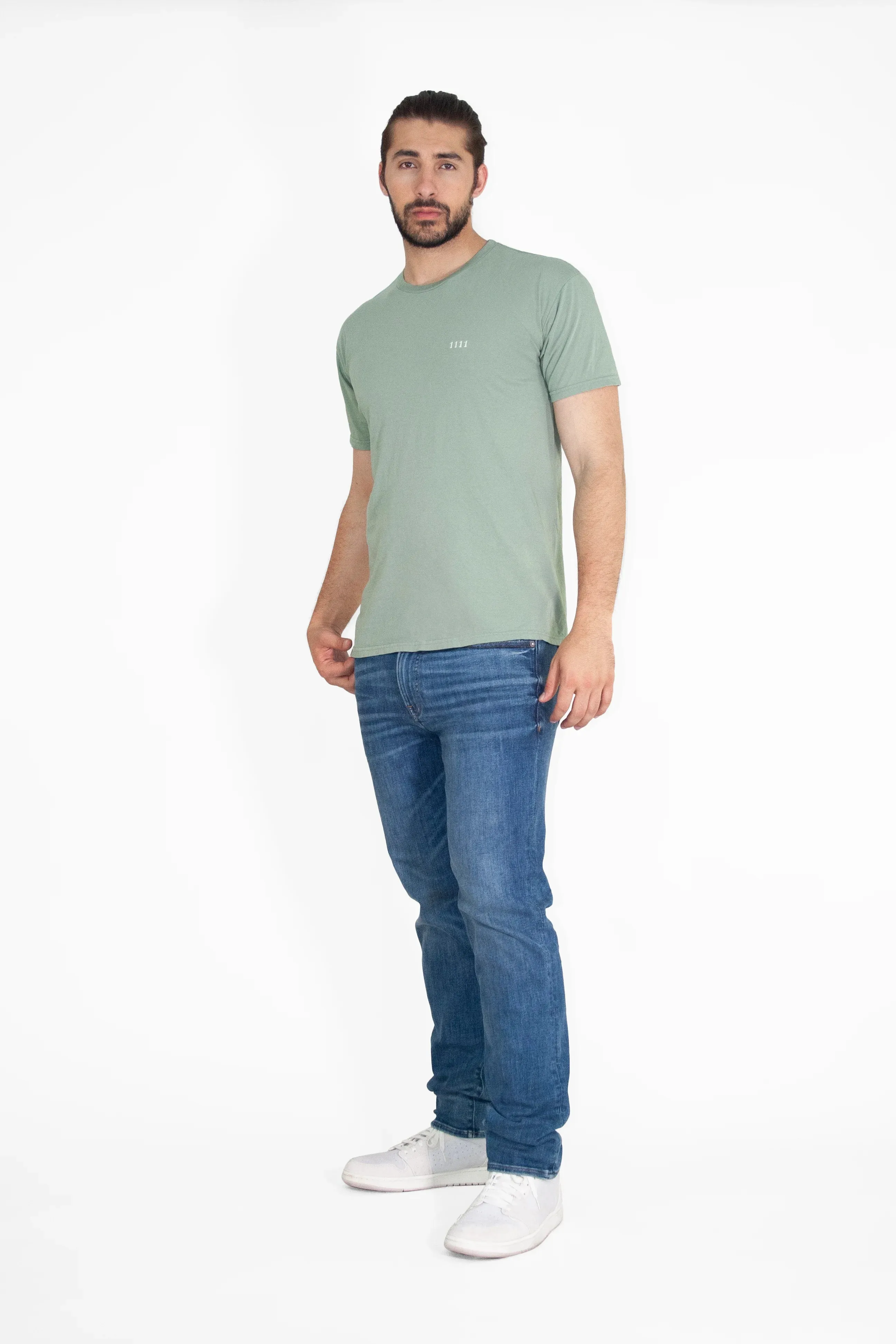 Angel Number 1111 Tee in Sage