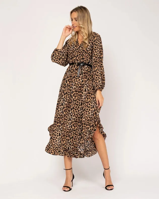 Animal print dress