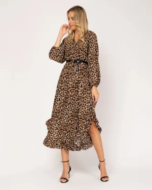 Animal print dress