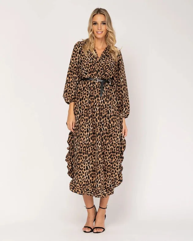 Animal print dress