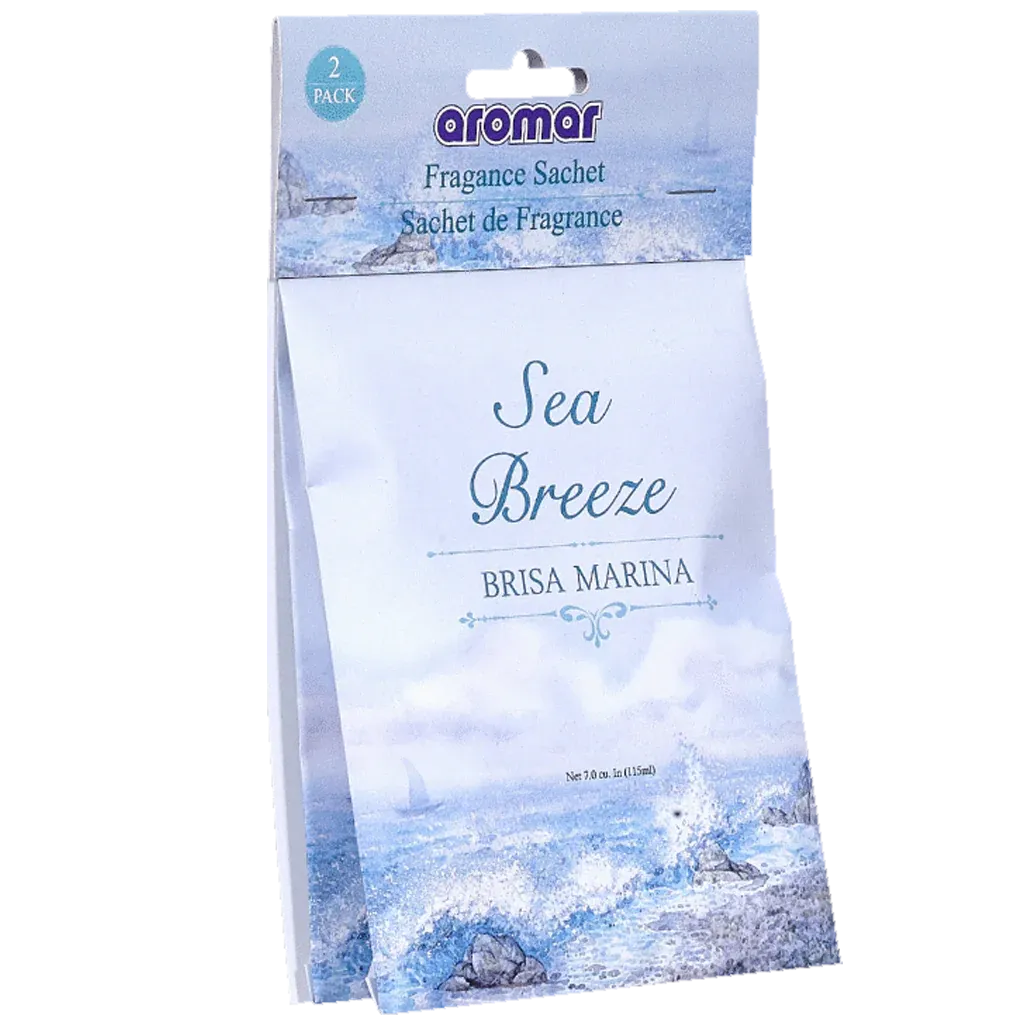 Aromar Scented Sachets – Sea Breeze – 2 Pack