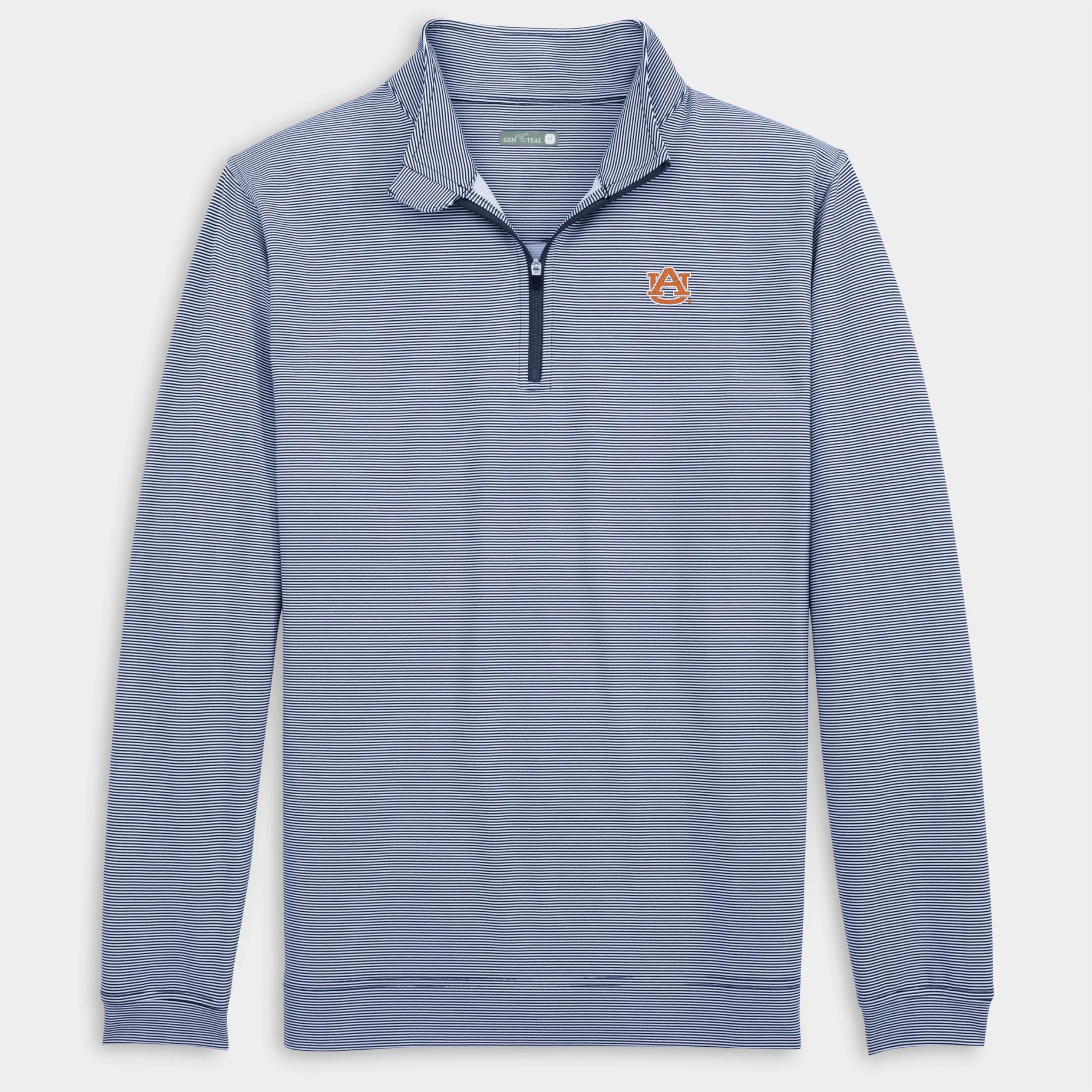 Auburn Pinstripe Venture Performance Quarter-Zip