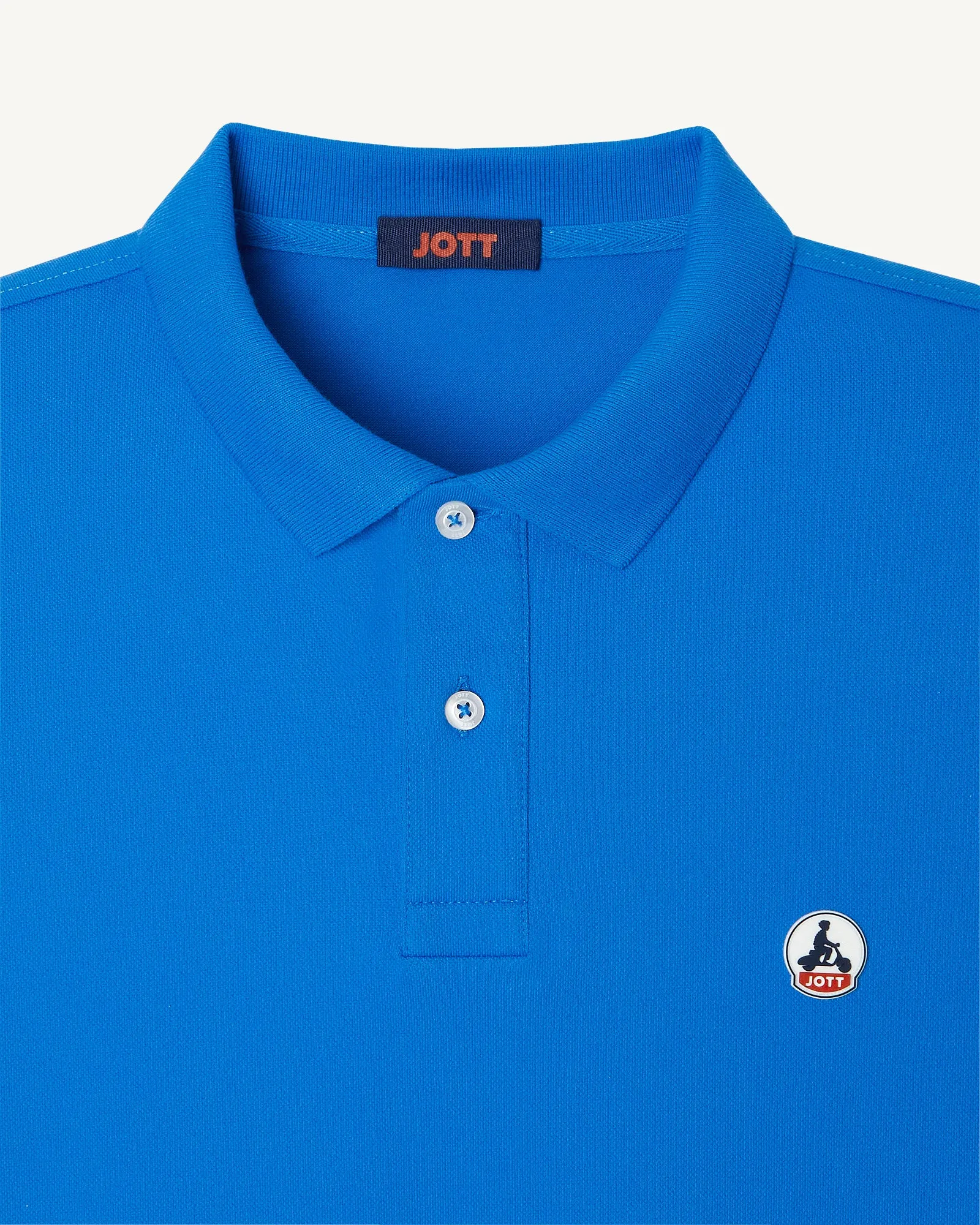 Azure Marbella organic cotton polo shirt