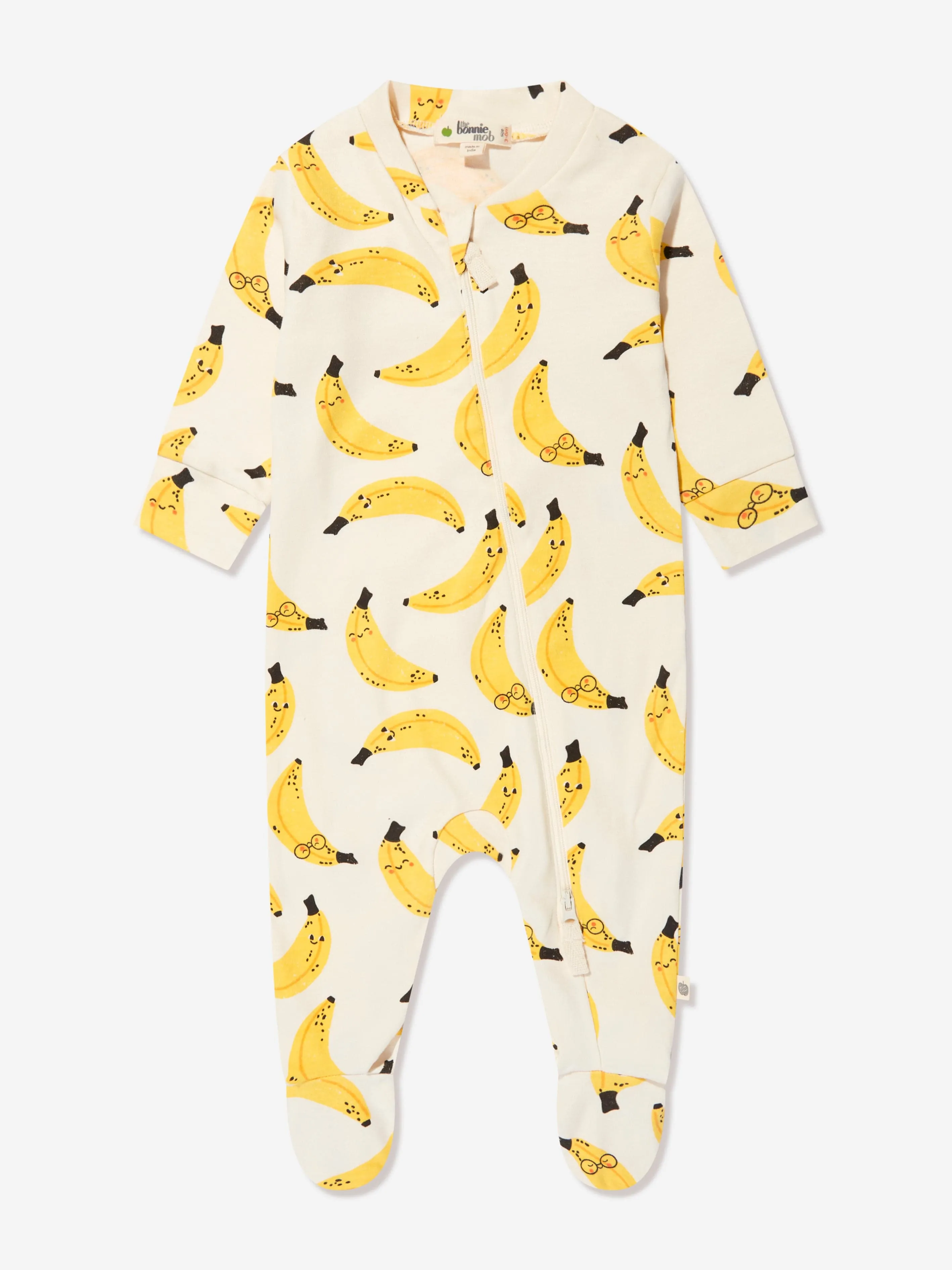 Baby Banana Sleepsuit And Hat Gift Set in Yellow