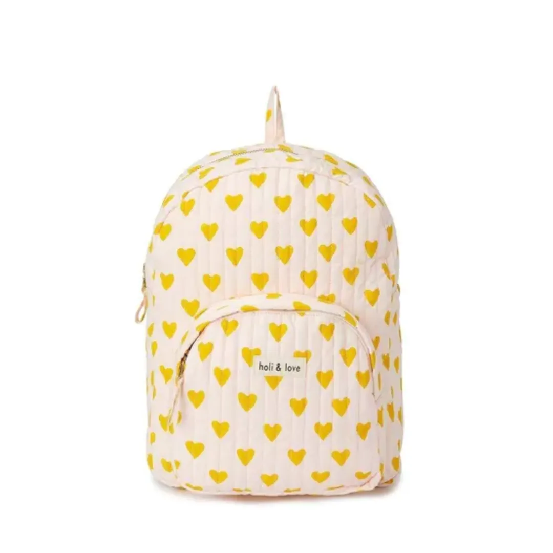 Backpack Yellow Heart