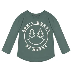 BE MERRY LONG SLEEVE TSHIRT