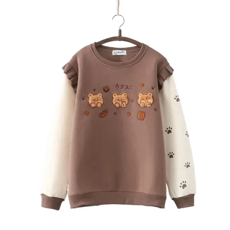 Bears & Paw Prints Sweater