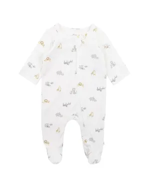 Bebe - Organic Long Sleeve Romper Safari