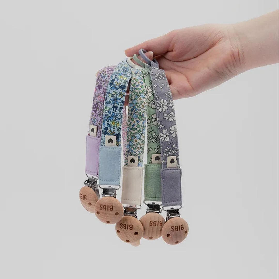 BIBS X LIBERTY Bib   Clip Set - Capel - Sage