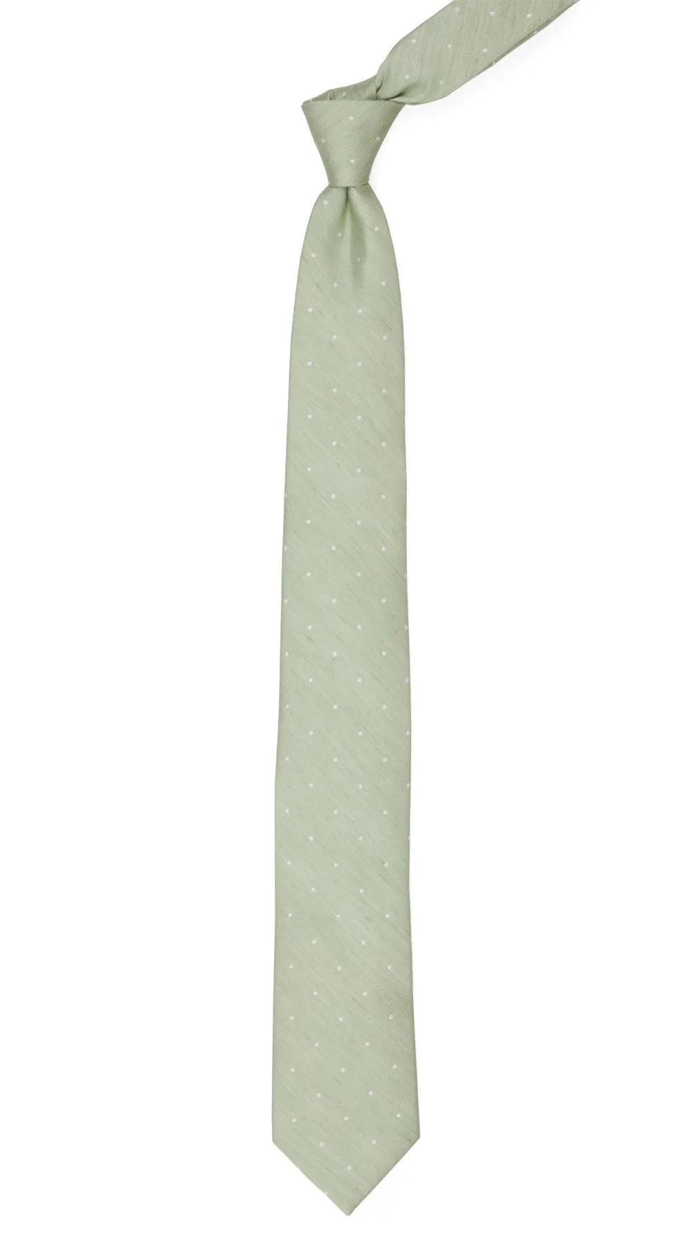 Bulletin Dot Sage Green Tie