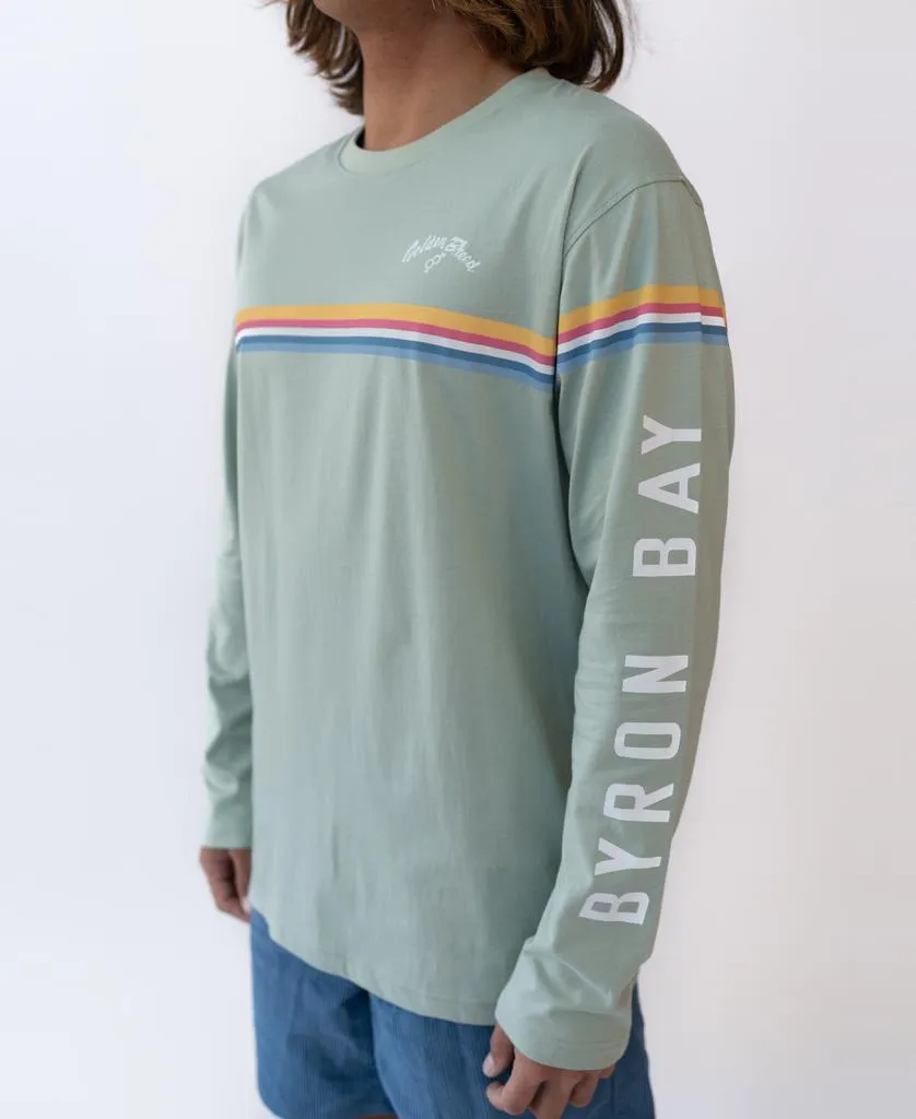 Byron Cali LS Tee | Sage