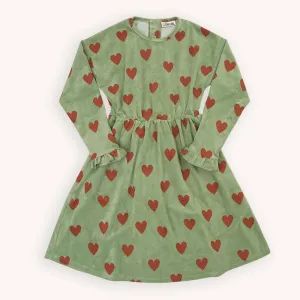 Carlijnq hearts - oversized velvet skater dress with ruffles