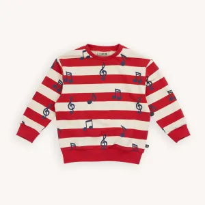 Carlijnq music notes - kids sweater organic