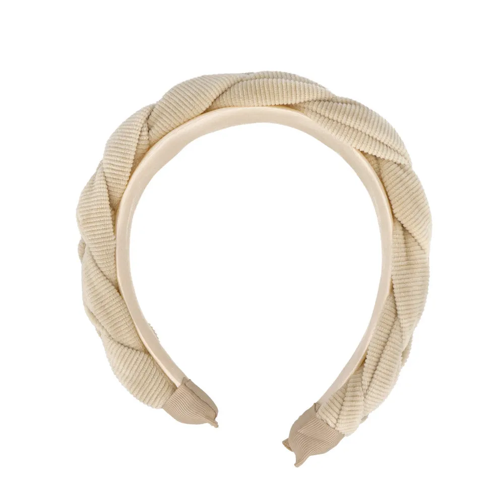 Corduroy Braided Headband