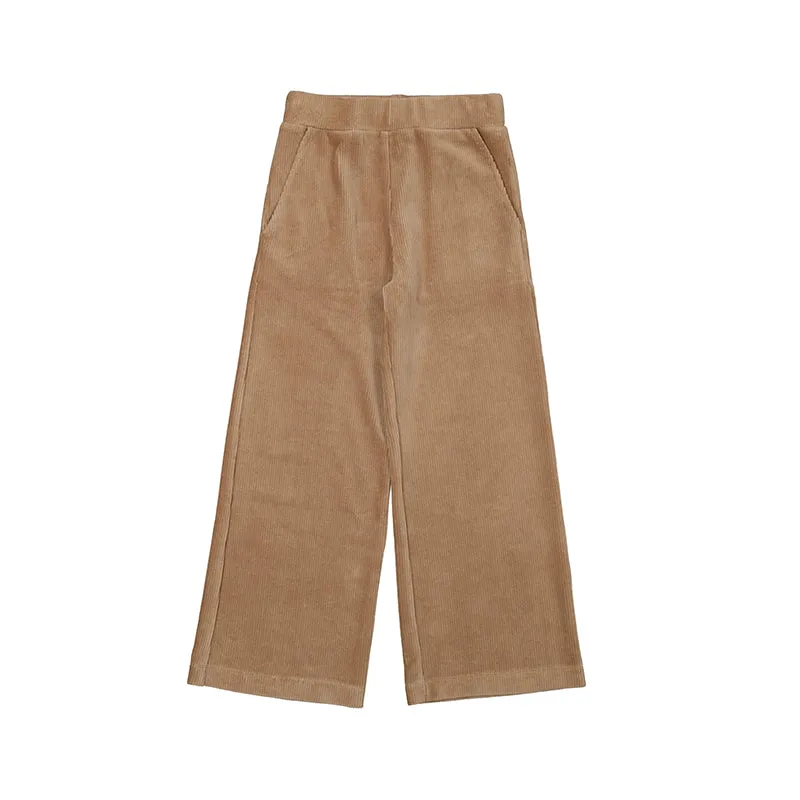 Corduroy Knit Pants, Cinnamon