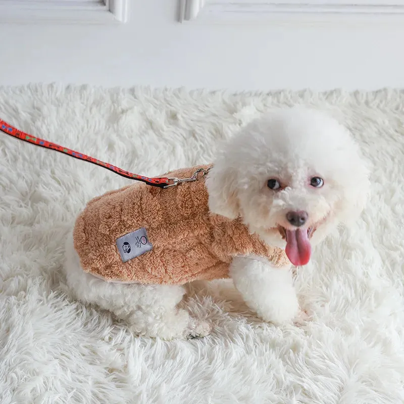 Cozy Fleece Pet Coat for Small to Medium Dogs and Cats