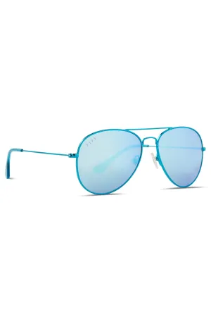 Cruz Sunglasses - Turquoise Metallic Teal