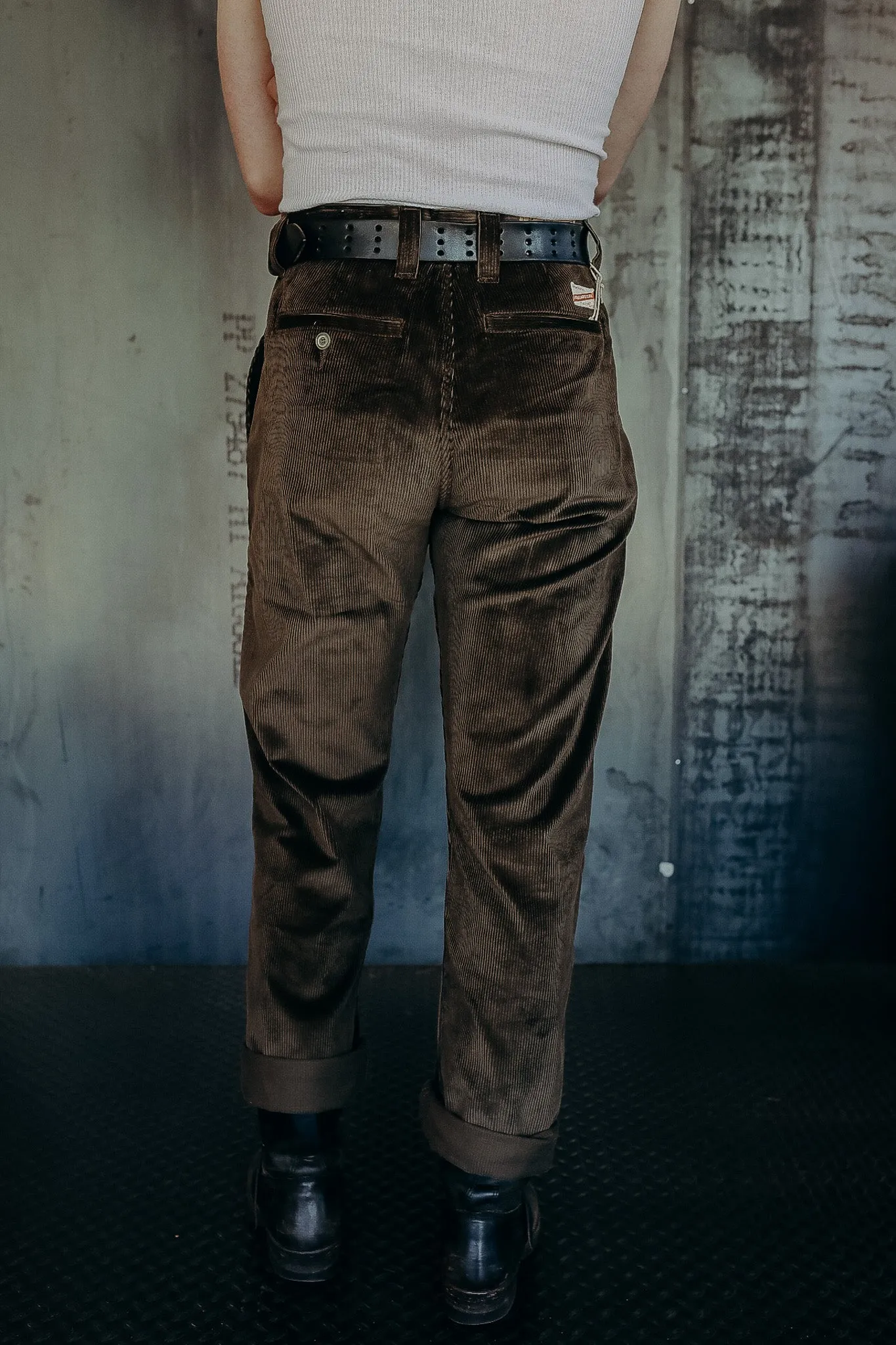 Deck Pant- Olive Cord