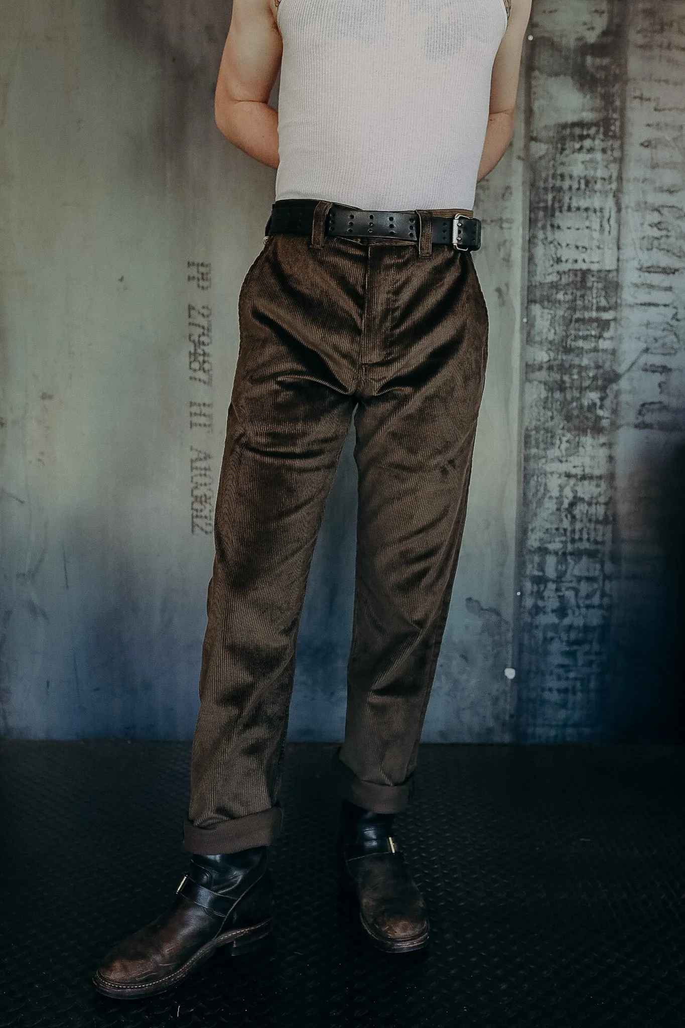 Deck Pant- Olive Cord