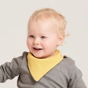 Dribble bib "Dotties Bamboo/Rib Glacier"