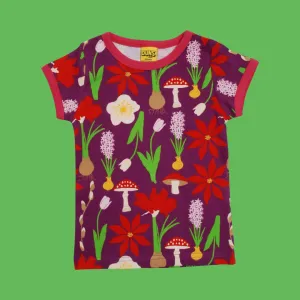 Duns Winter Flowers Kids' Short Sleeve Tee