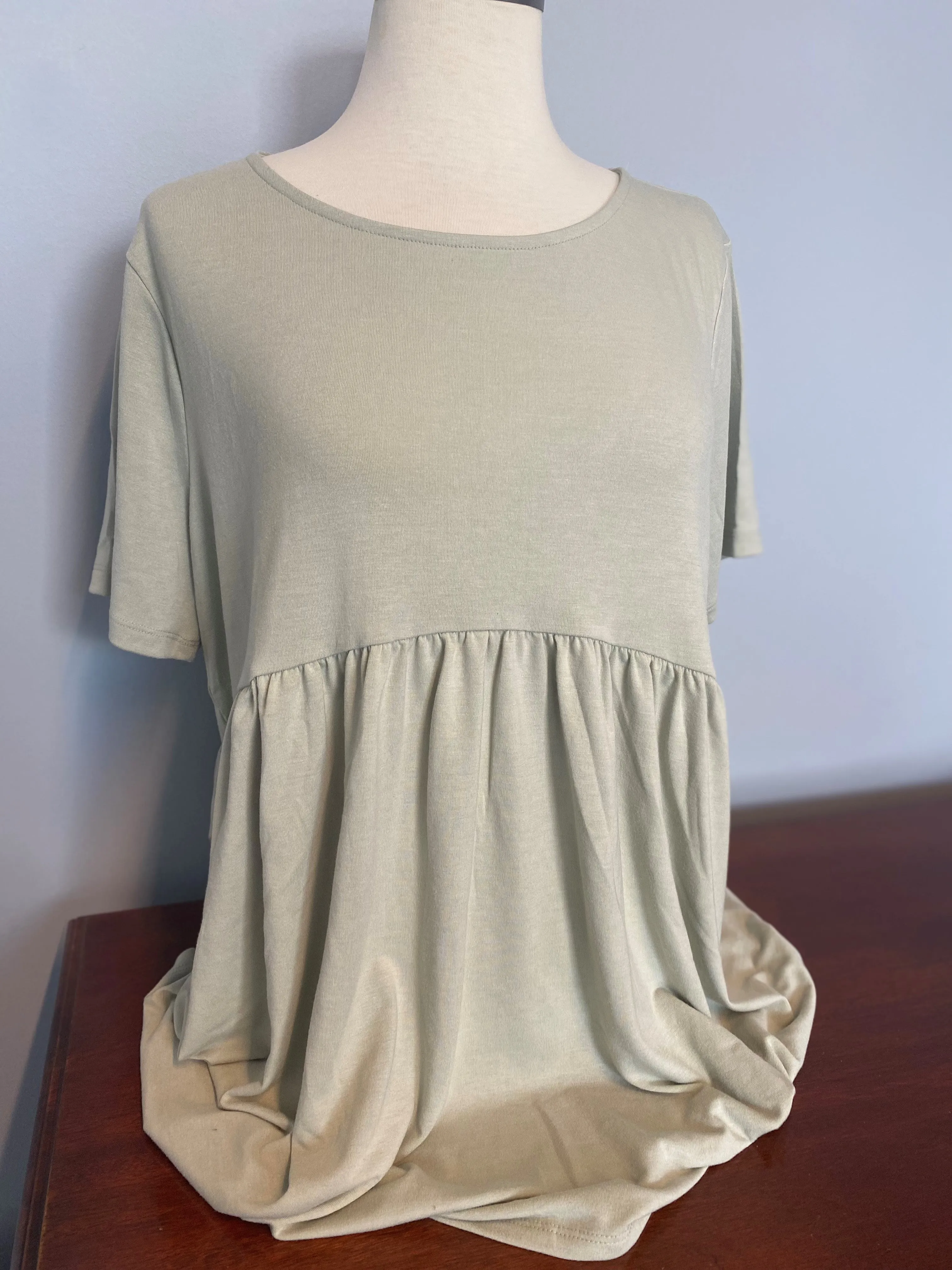 Eucalyptus Peplum Top