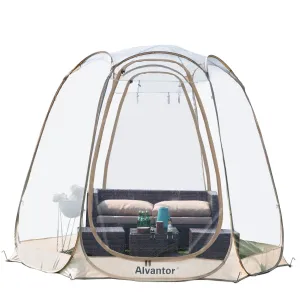 everyday Bubble Tent Pop up Canopy Family Camping Gazebo 10'Lx10W'x7'H Beige