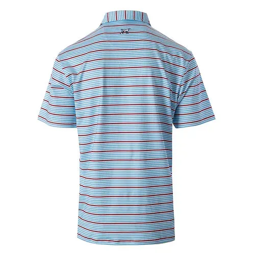 Fieldstone Kennedy Performance Polo - Red/White/Blue