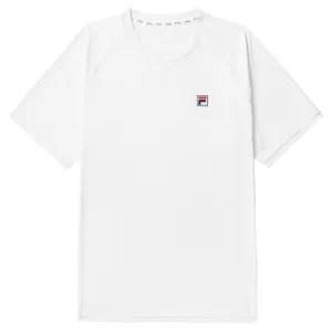 Fila Men's Essentials Short Sleeve Tennis Crew - White