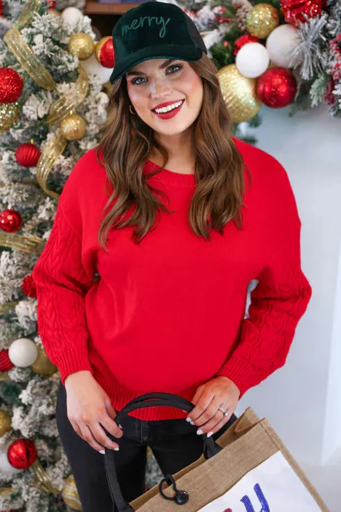 Fire Away Sweater (Red)