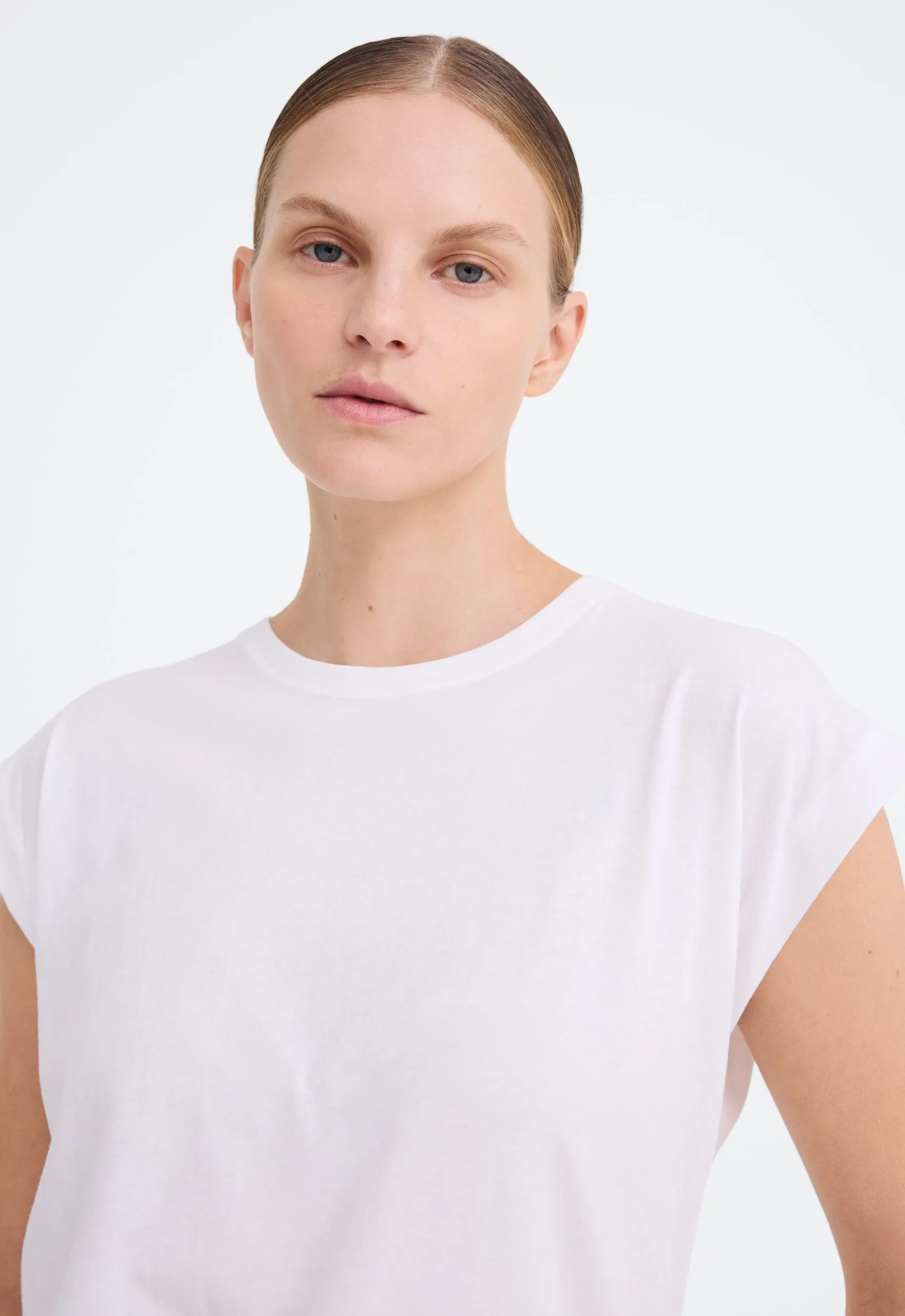 Flex Organic Cotton Tee - White