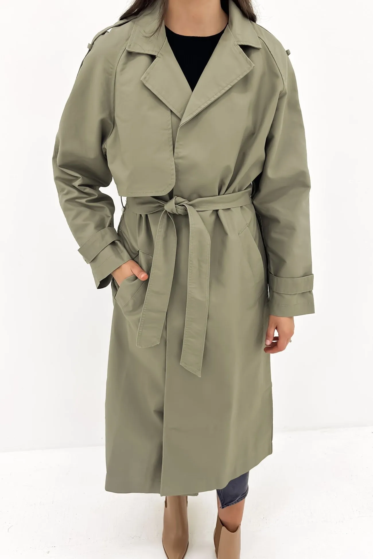 Frieda Trench Pewter