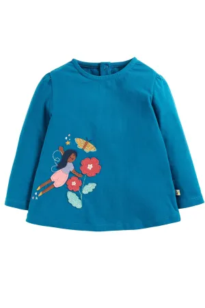 Frugi Baby Girsl Cece Applique Top