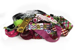 Grab Bag: 10 Headbands   15 Hair Ties (SKU 1563)