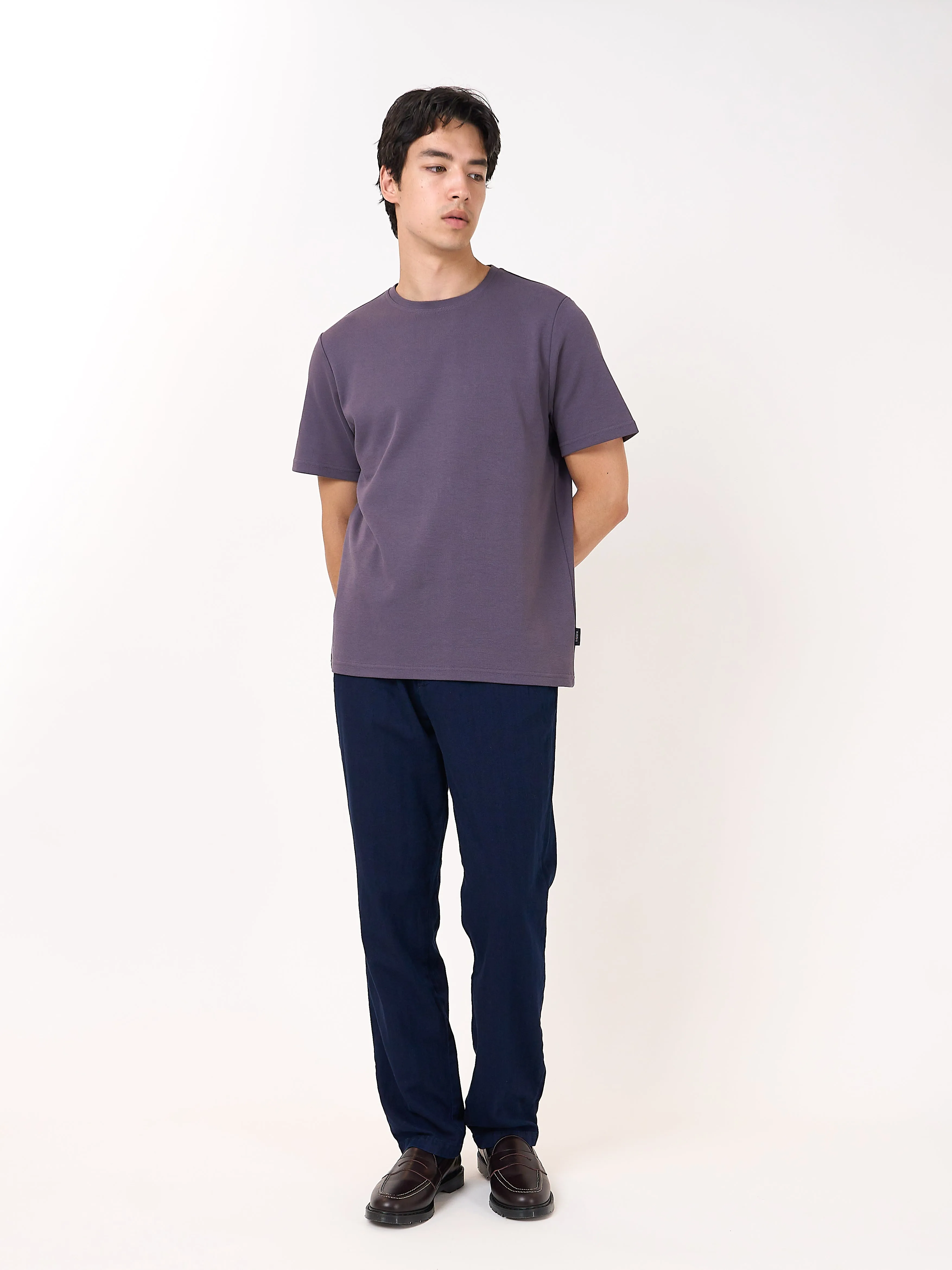 Heavy T-Shirt Tavistock Aubergine