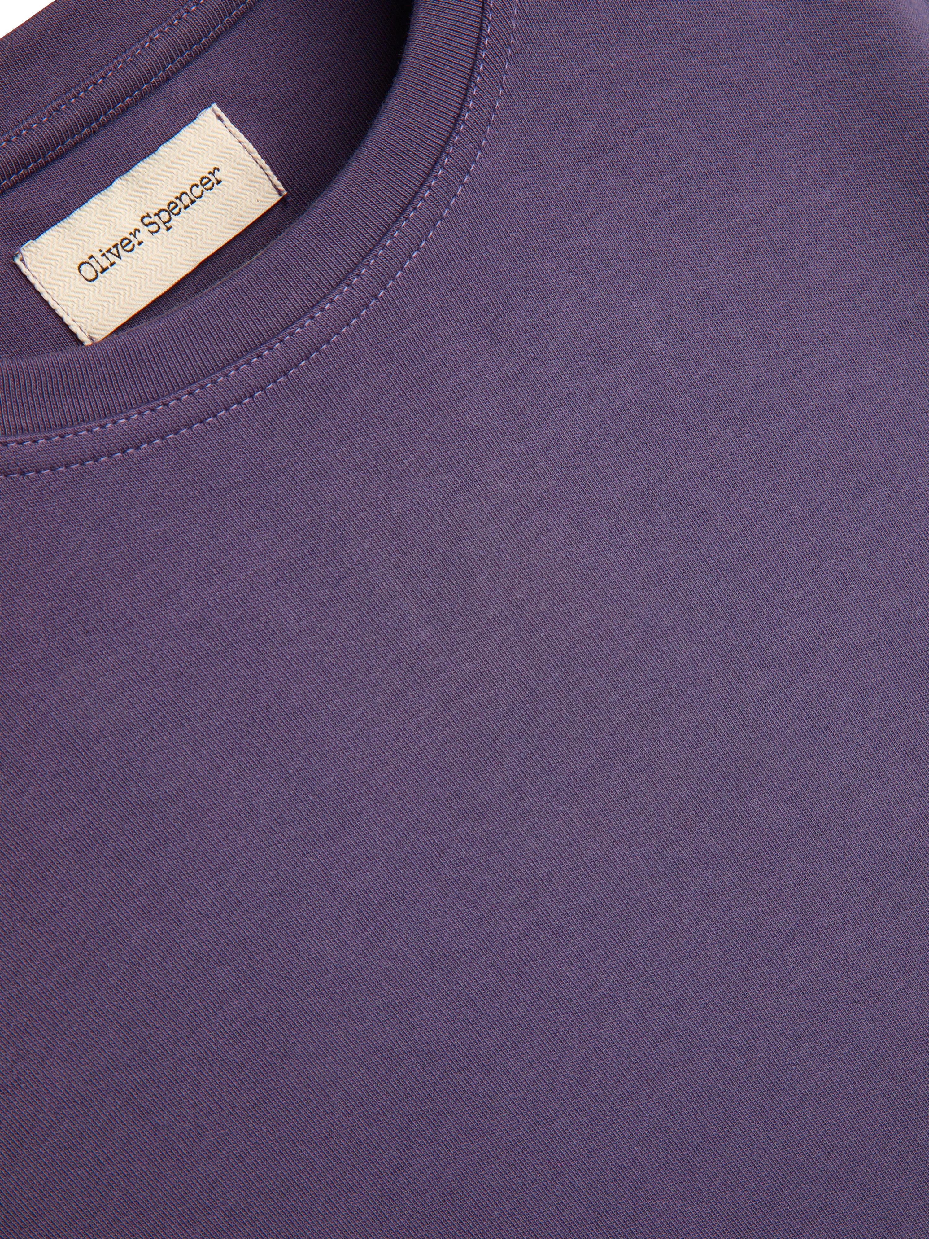 Heavy T-Shirt Tavistock Aubergine