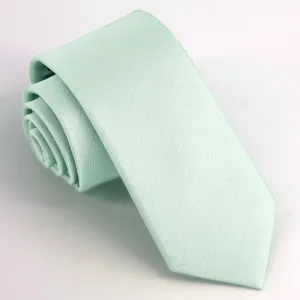 Herringbone Vow Dusty Sage Tie