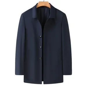 High-End Causal Trench Coat