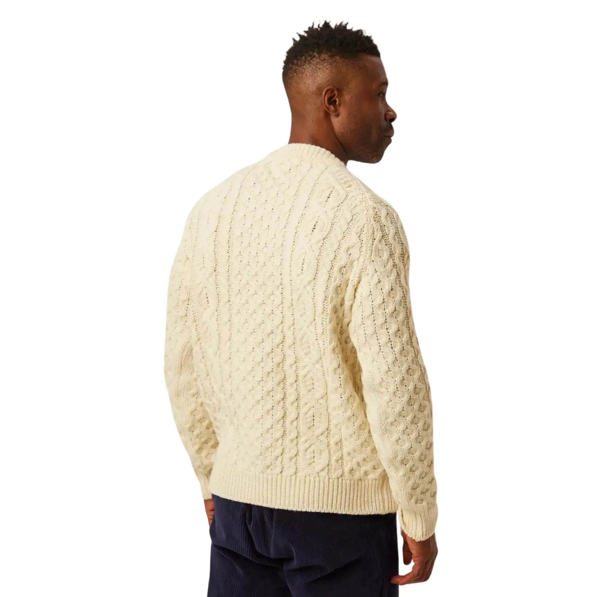 Hudson Ecru Aran Jumper