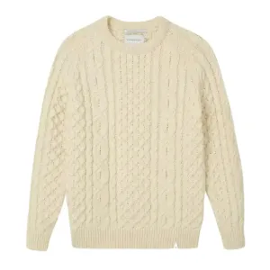 Hudson Ecru Aran Jumper