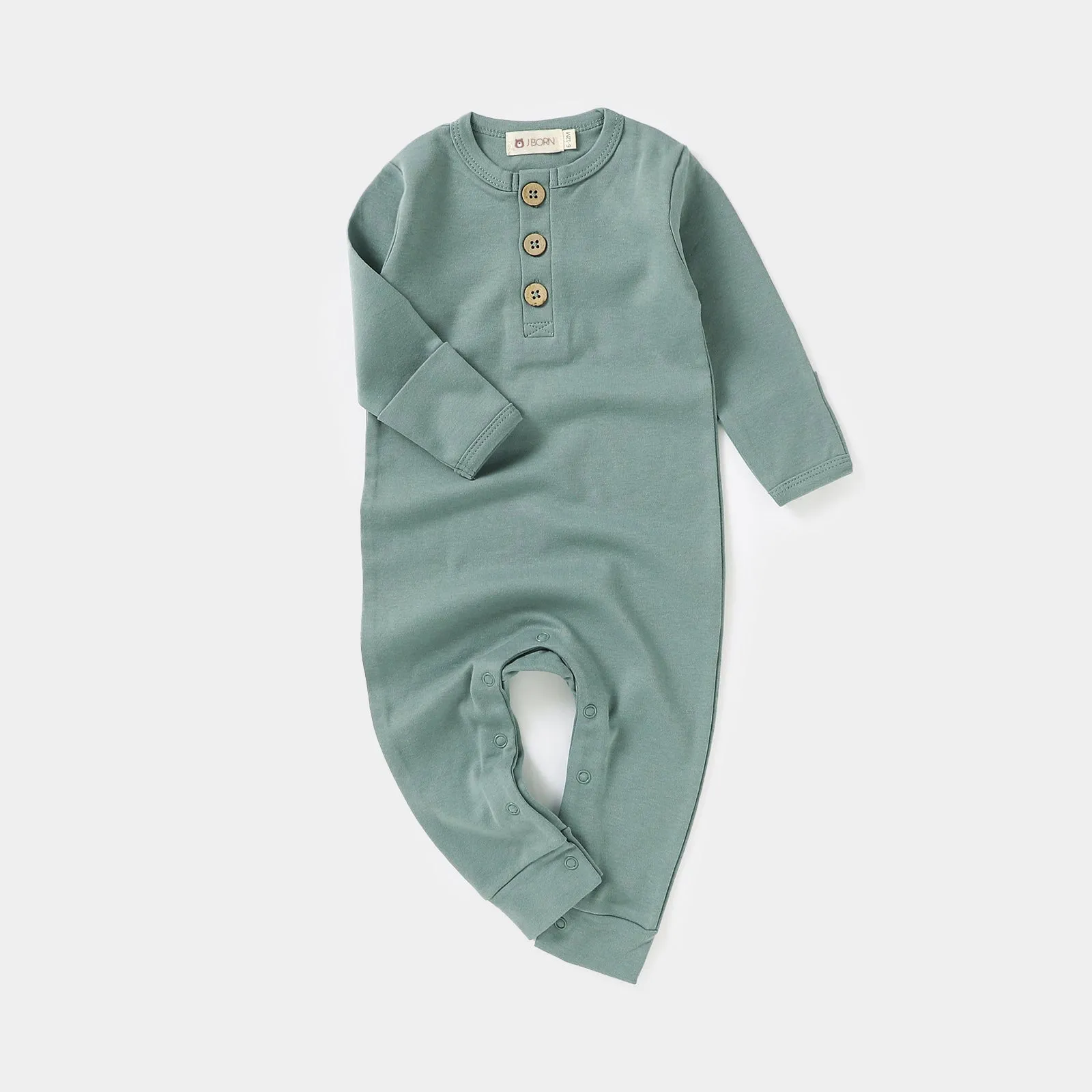 JBØRN Organic Cotton Baby Jumpsuit