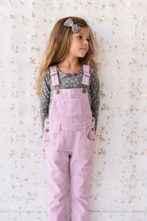 Jordie Cord Overall - Lilac Blush