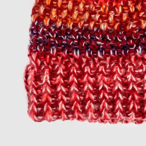 Julia Beanie | Bright Red