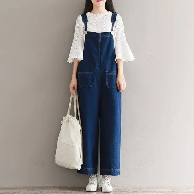 Kylie Oversized Denim Overall