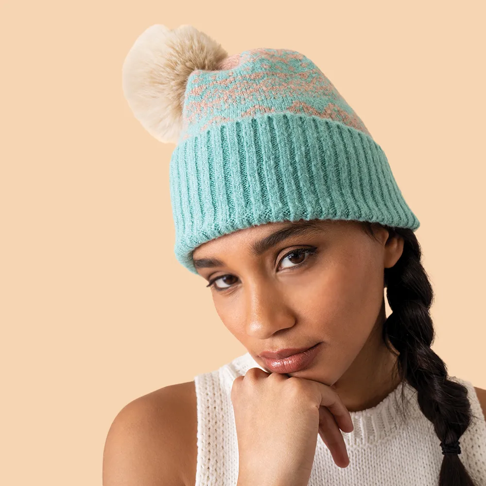 Ladies Thora Bobble Hat Perfect Gift by Powder Design AW23