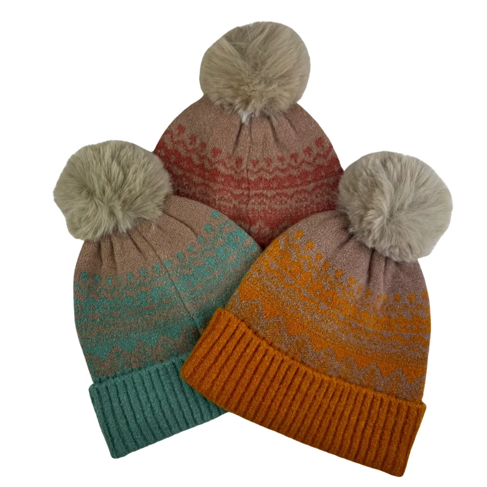 Ladies Thora Bobble Hat Perfect Gift by Powder Design AW23